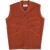 Universal Works Zip Waistcoat - Orange -Emporio Clothing Shop universal works zip waistcoat orange p59720 883033 image
