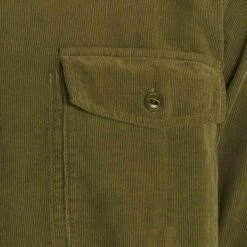 YMC Delinquents Needlecord Shirt - Olive -Emporio Clothing Shop ymc delinquents needlecord shirt olive p60520 886321 image