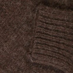 YMC Suedehead Crew Neck Jumper - Brown -Emporio Clothing Shop ymc suedehead crew neck jumper brown p55297 777856 image