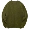 YMC Suedehead Crew Neck Jumper - Dark Green -Emporio Clothing Shop ymc suedehead crew neck jumper dark green p59589 878558 image