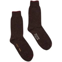 YMC X Corgi Tipping Sock - Brown