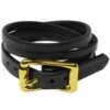 Yuketen Double Wrap Bracelet - Black -Emporio Clothing Shop yuketen double wrap bracelet black p60498 885478 image